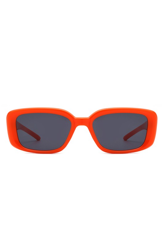 Rectangle Retro Flat Top Square Sunglasses