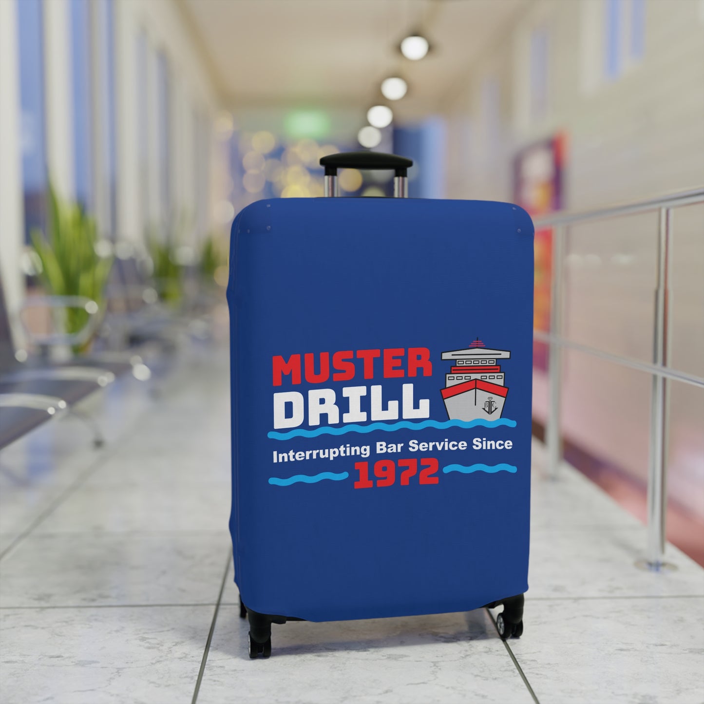 Muster Drill Interrupting Bar Service Since 1972 –Luggage Cover