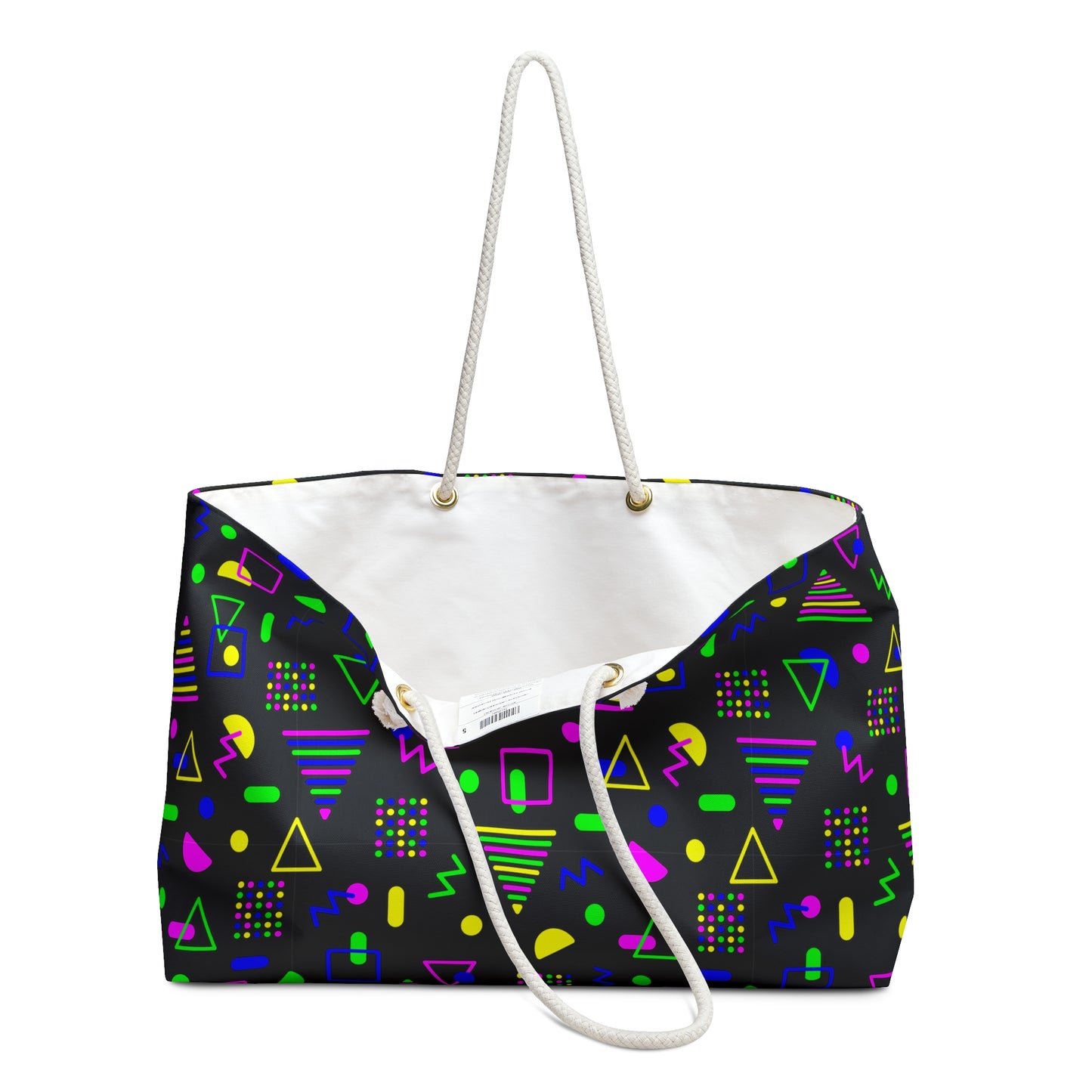 Neon Shapes-Weekender Bag