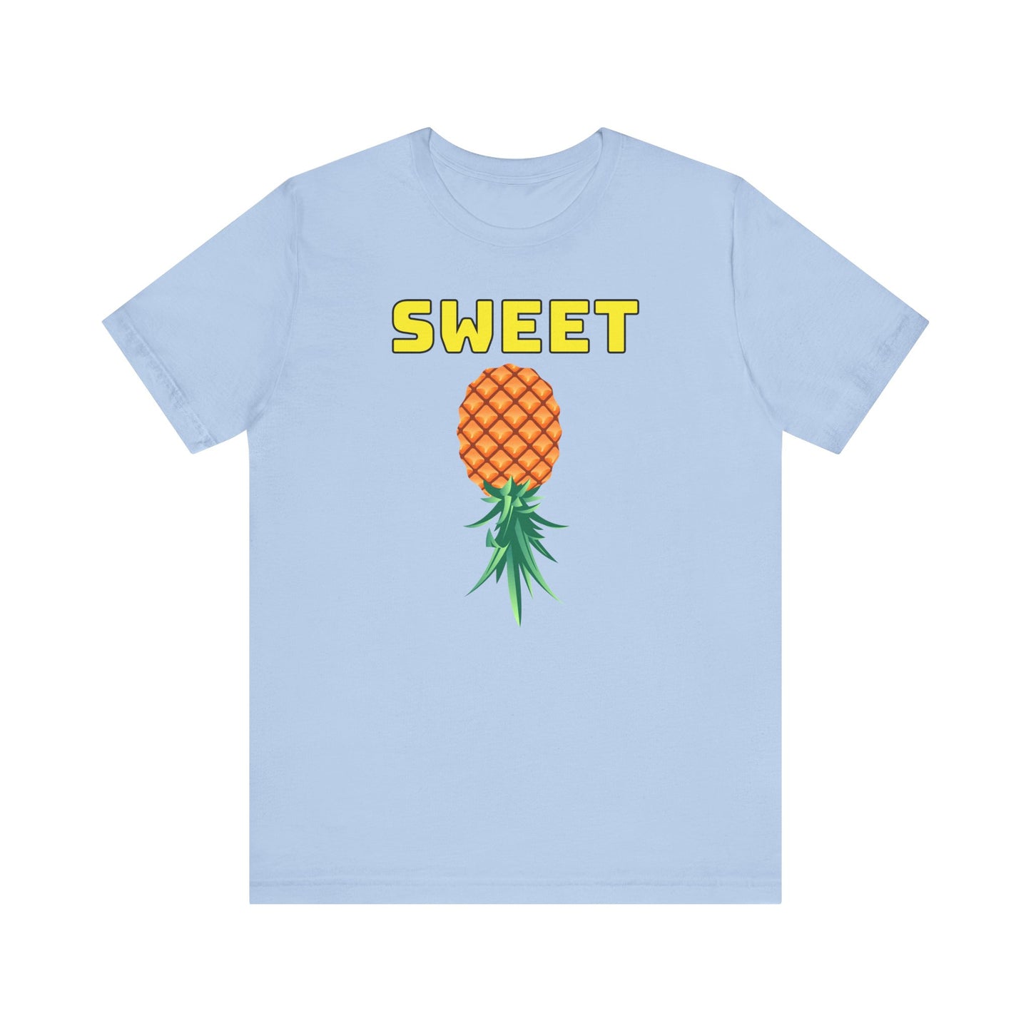 Sweet Upside Down Pineapple, Why Not ;)–Unisex Jersey Short Sleeve Tee–EXPRESS DELIVERY*