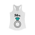 Mrs. Ring-Bling Bling–Women's Ideal Racerback Tank