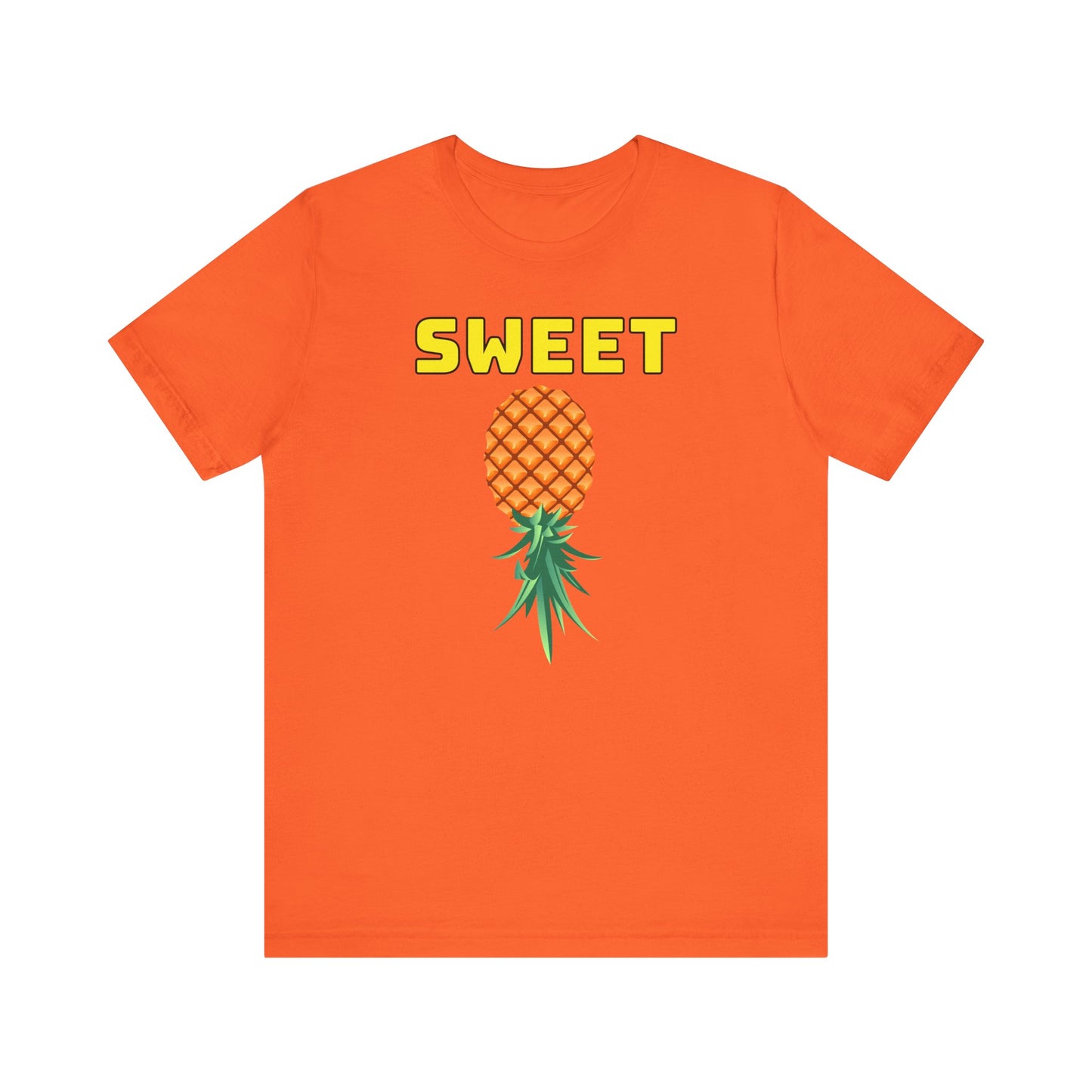 Sweet Upside Down Pineapple, Why Not ;)–Unisex Jersey Short Sleeve Tee–EXPRESS DELIVERY*