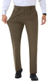 Lion Nardo Mens Stretch Dress Pants Slim Fit Dress Pants for Men Expandable Waist Casual Dress Pants Athletic Golf Pants
