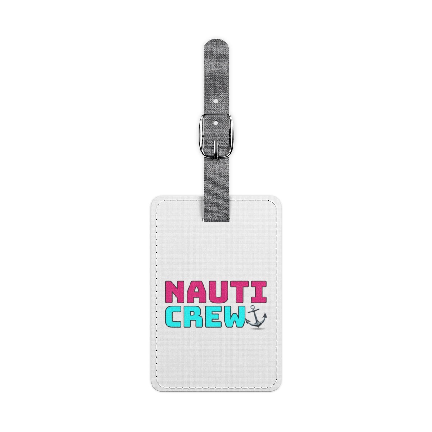 Luggage Tag ,Nauti Crew–Saffiano Polyester