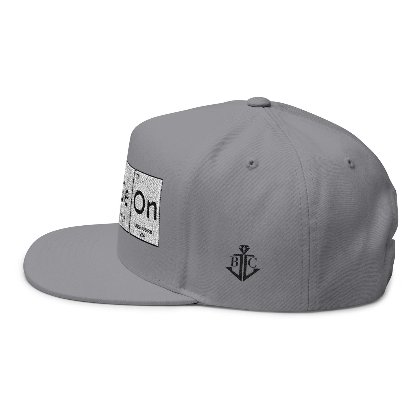 Cruise On-Embroidered Flat Bill Cap