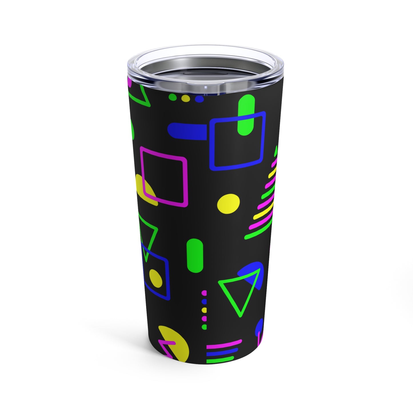 Neon Shapes–Bling Bling–Tumbler 20oz