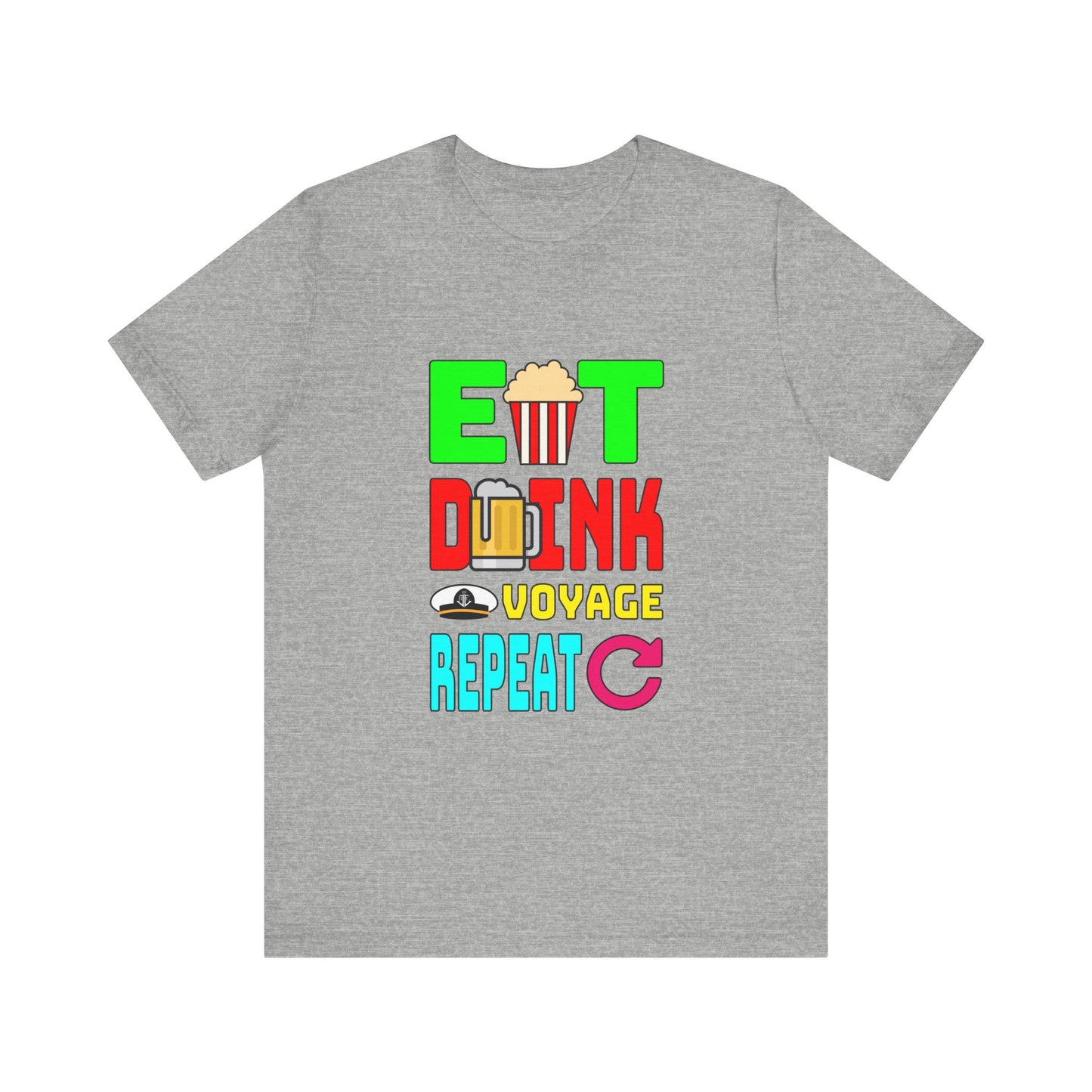 Eat Drink Voyage Repeat, Beer–Unisex Jersey Short Sleeve Tee–EXPRESS DELIVERY*