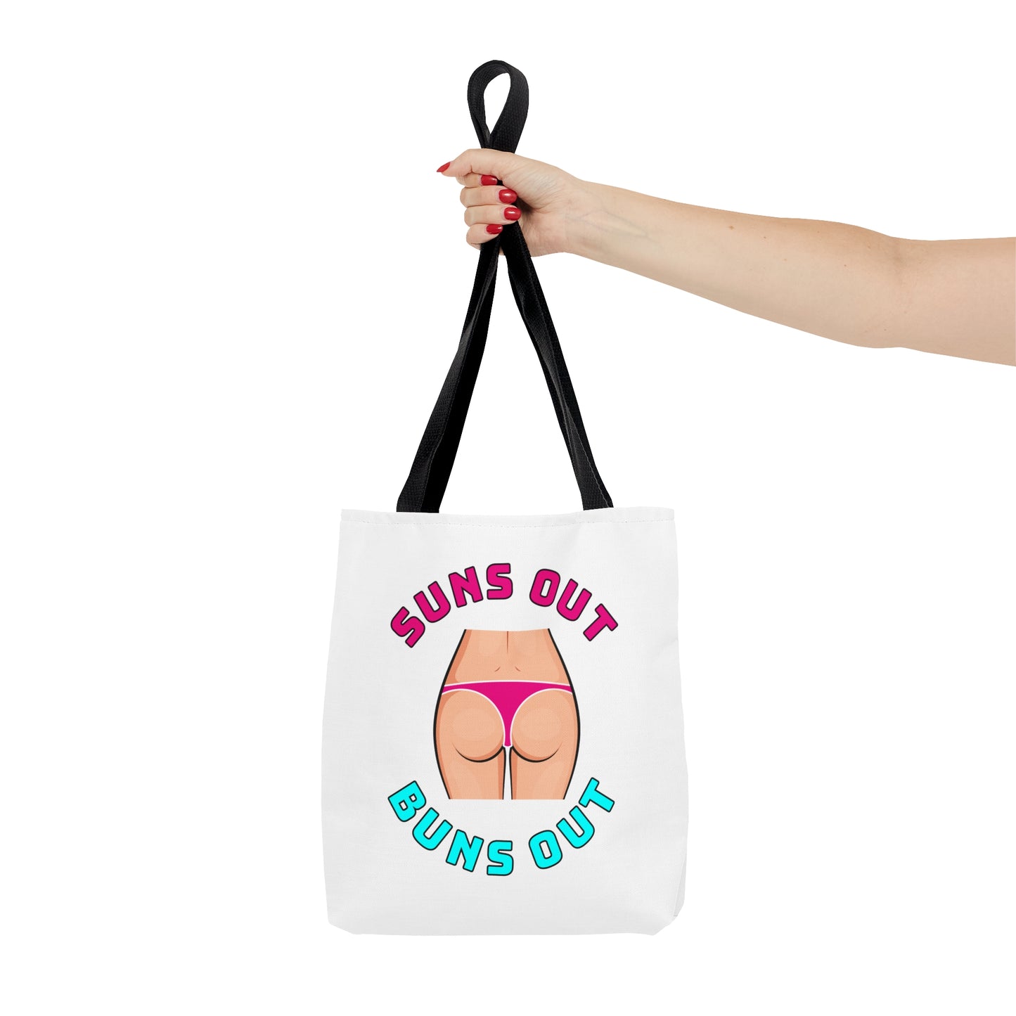 Suns Out Buns Out–Tote Bag (AOP)