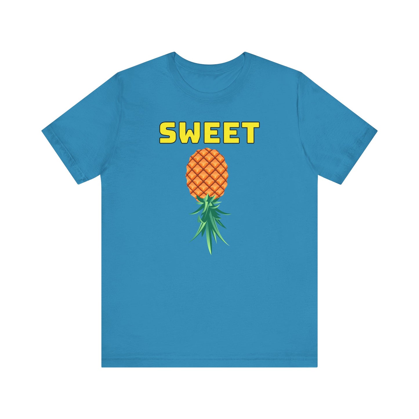 Sweet Upside Down Pineapple, Why Not ;)–Unisex Jersey Short Sleeve Tee–EXPRESS DELIVERY*