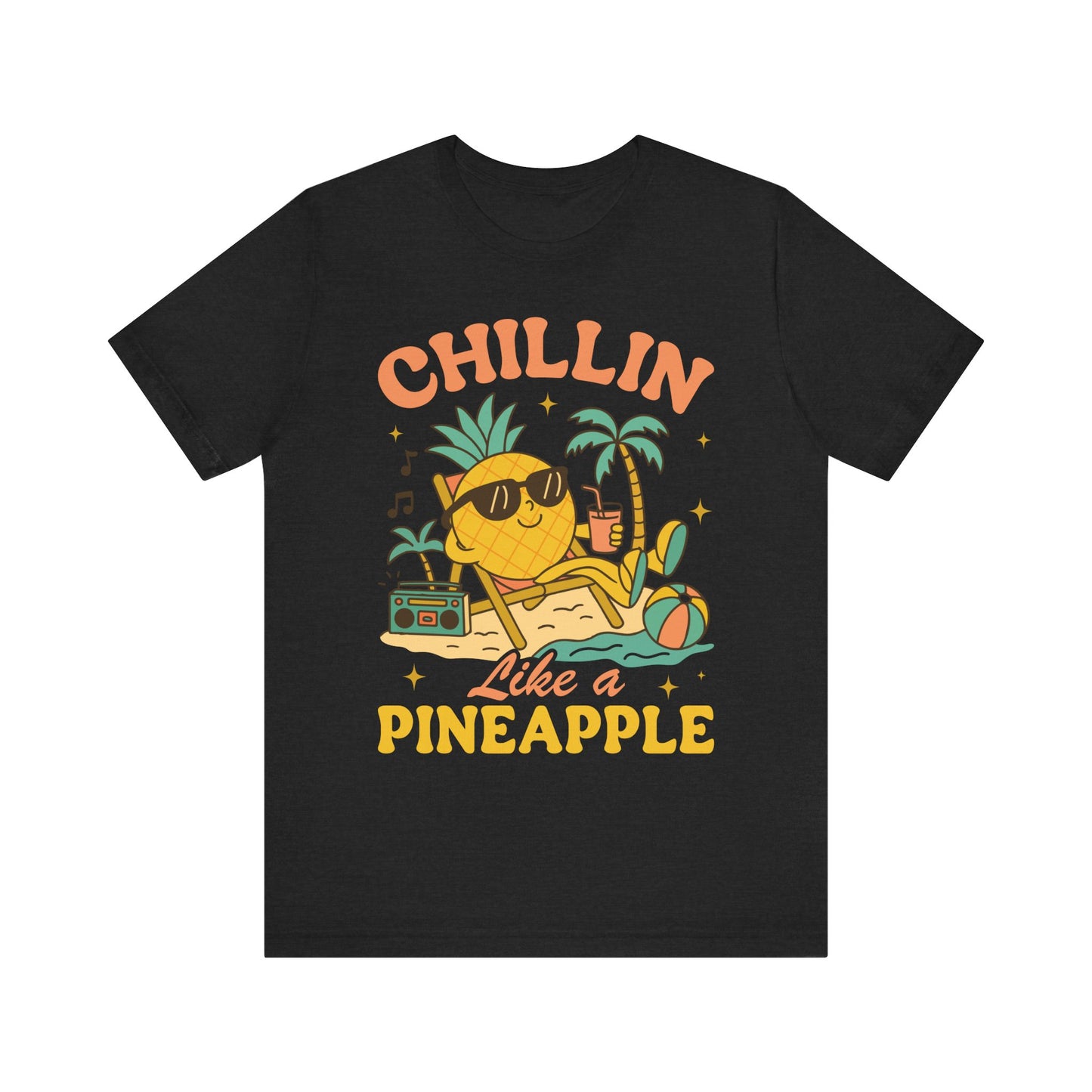 Chilling Like a Pineapple–Unisex Jersey Short Sleeve Tee–EXPRESS DELIVERY*