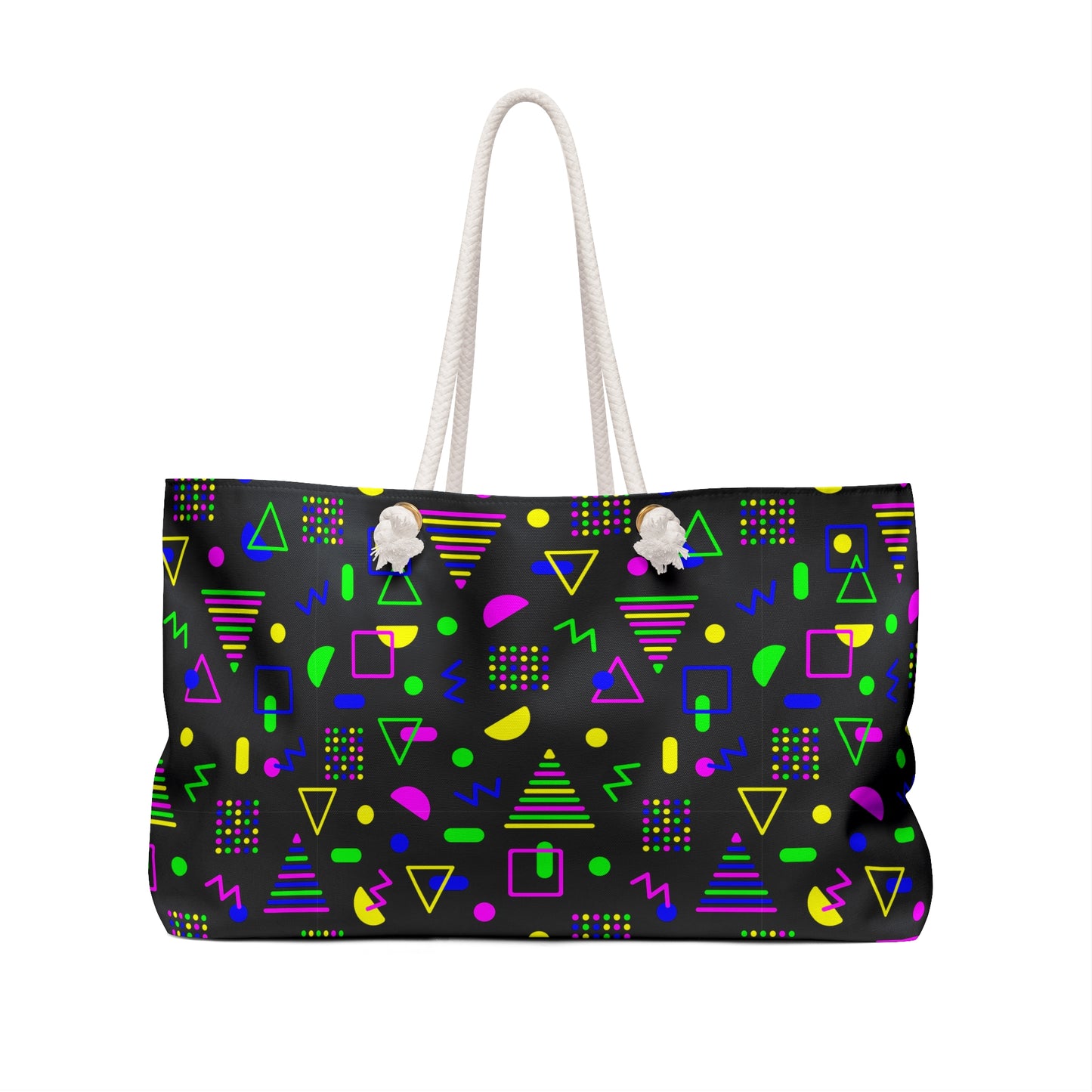 Neon Shapes-Weekender Bag