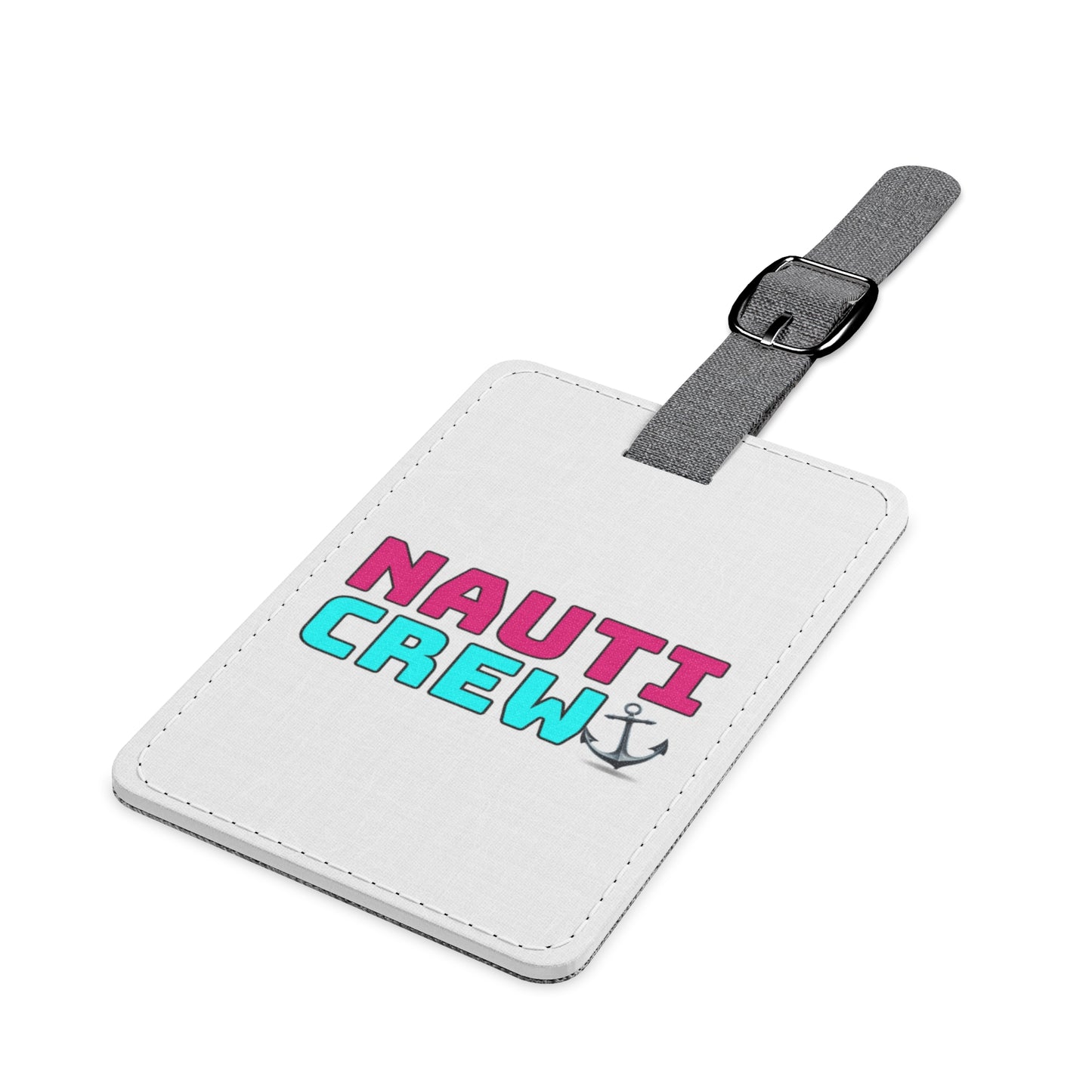 Luggage Tag ,Nauti Crew–Saffiano Polyester