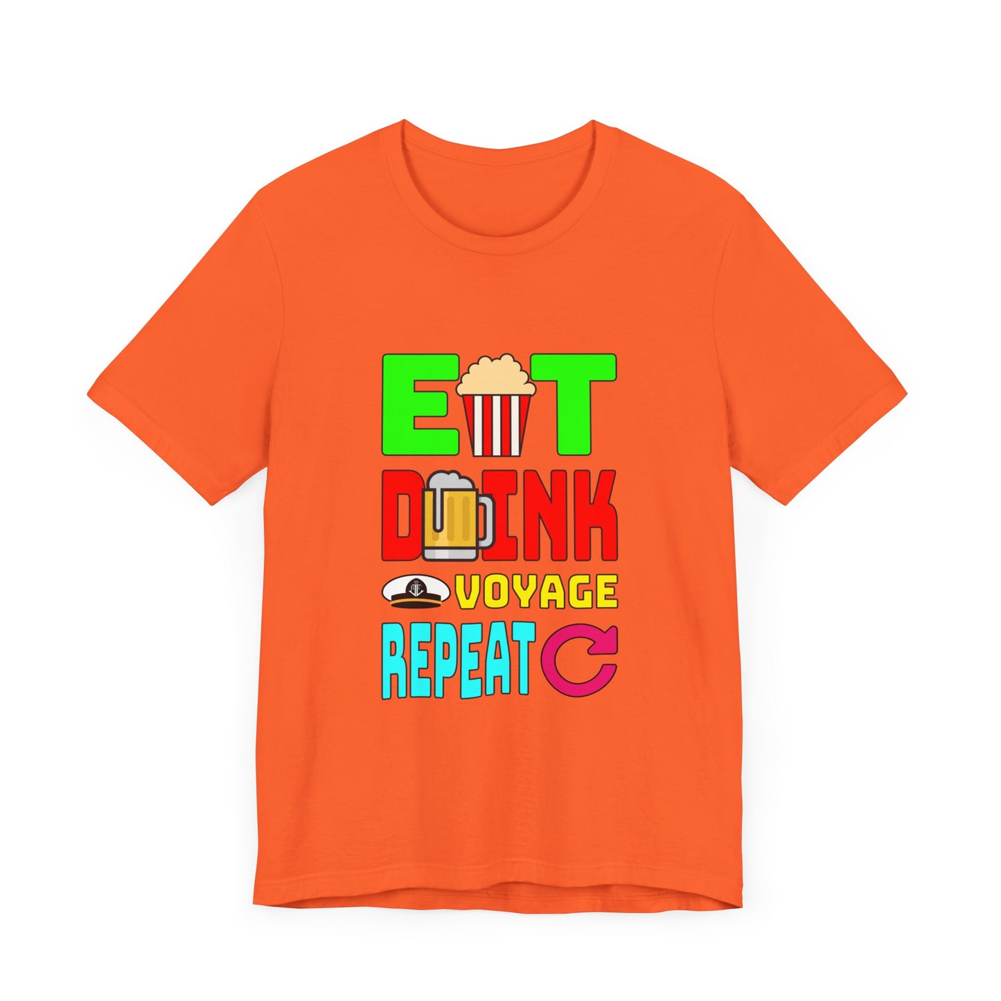 Eat Drink Voyage Repeat, Beer–Unisex Jersey Short Sleeve Tee–EXPRESS DELIVERY*