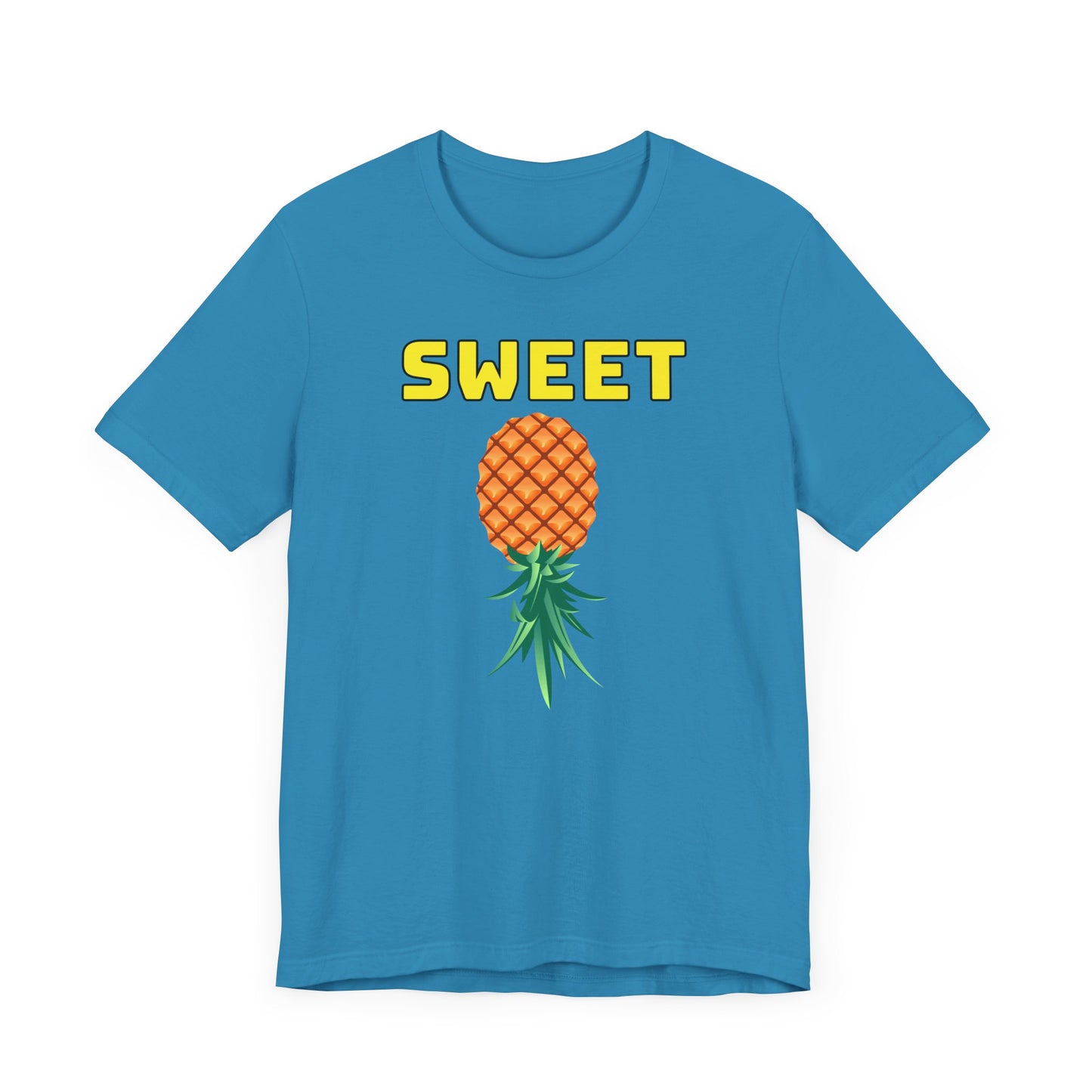 Sweet Upside Down Pineapple, Why Not ;)–Unisex Jersey Short Sleeve Tee–EXPRESS DELIVERY*