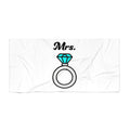 Mrs. Wedding Ring–Beach Towel