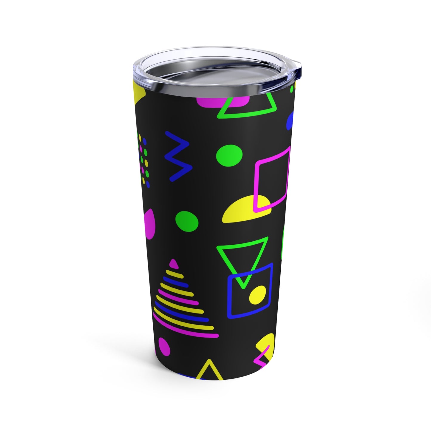 Neon Shapes–Bling Bling–Tumbler 20oz