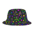 Neon Shapes–Bucket Hat (AOP)