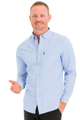 Mens Solid Long Sleeve Button Down
