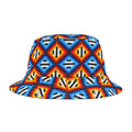 Orange & Blue Triangles–Bucket Hat (AOP)