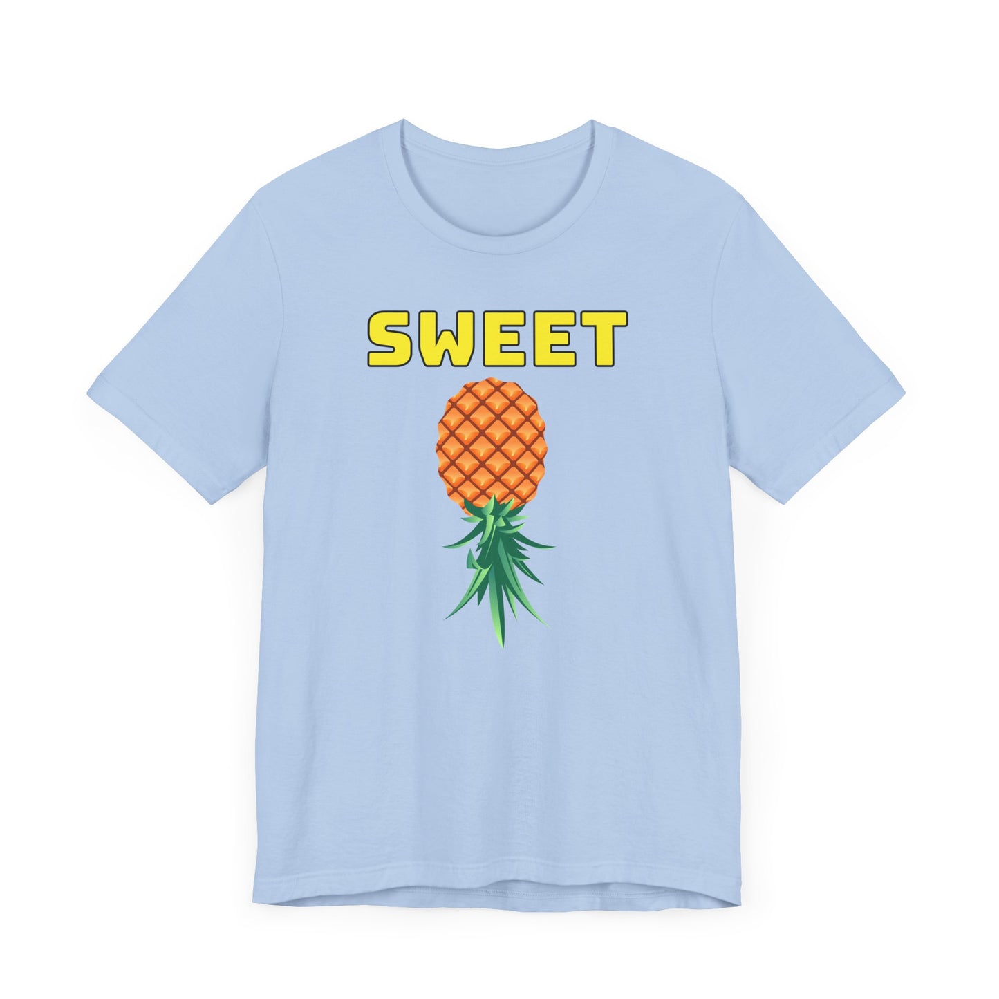 Sweet Upside Down Pineapple, Why Not ;)–Unisex Jersey Short Sleeve Tee–EXPRESS DELIVERY*