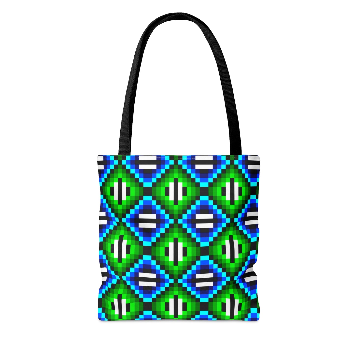 Green & Blue Triangles–Tote Bag (AOP)