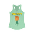 Sweet Upside Down Pineapple, Why Not ;)–Women's Ideal Racerback Tank