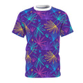 Neon Palms All-Over Print-Unisex Cut & Sew Tee (AOP)