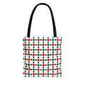 Green White Red Circle Pattern–Tote Bag (AOP)