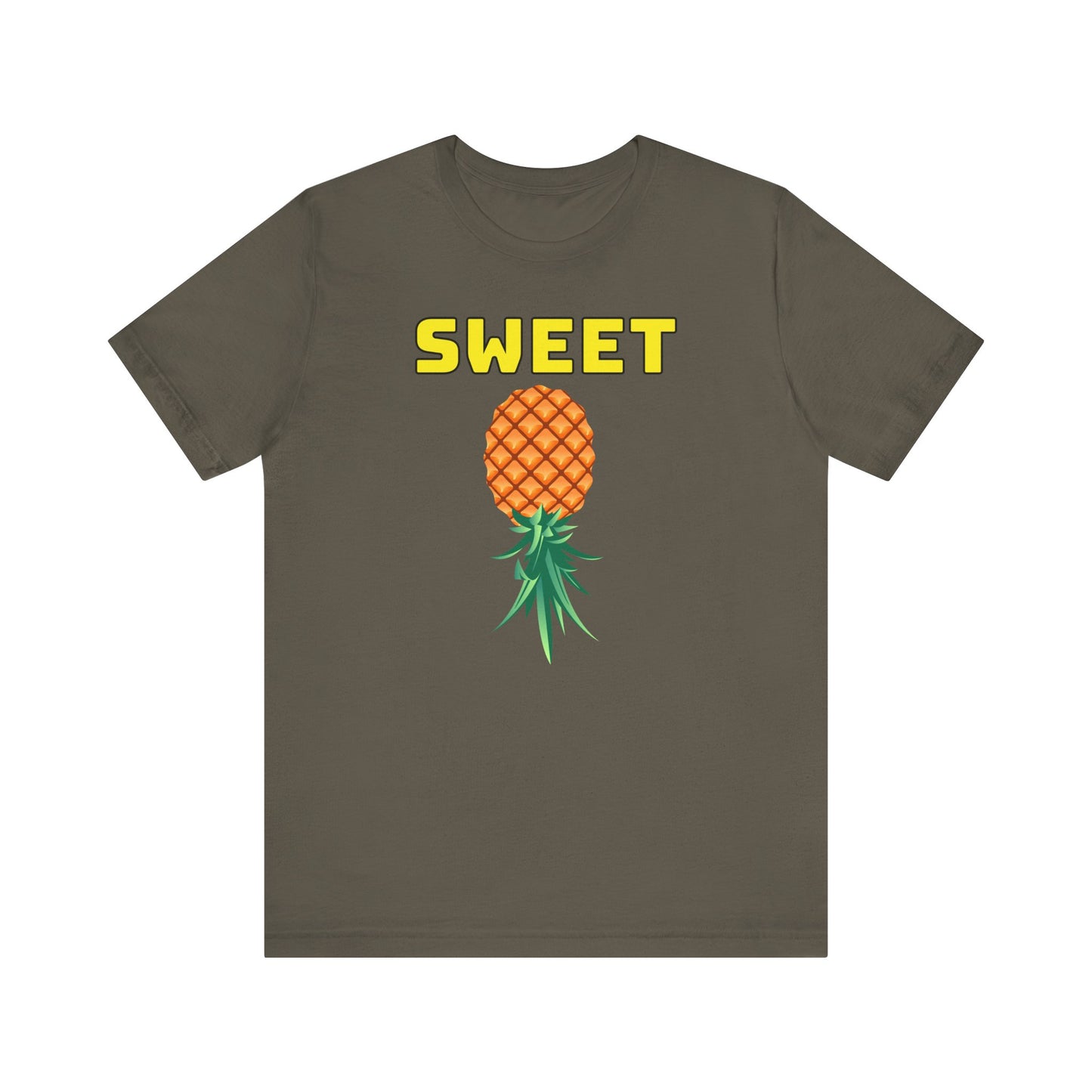 Sweet Upside Down Pineapple, Why Not ;)–Unisex Jersey Short Sleeve Tee–EXPRESS DELIVERY*