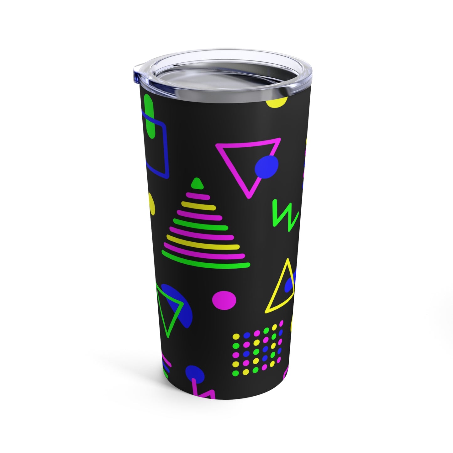 Neon Shapes–Bling Bling–Tumbler 20oz