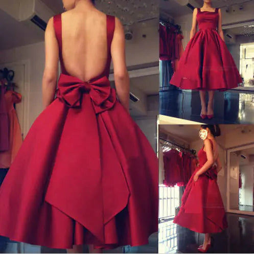 Sleeveless Dress for Bridesmaids and Short Formal Gowns