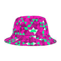 Pink & Teal Triangles–Bucket Hat (AOP)