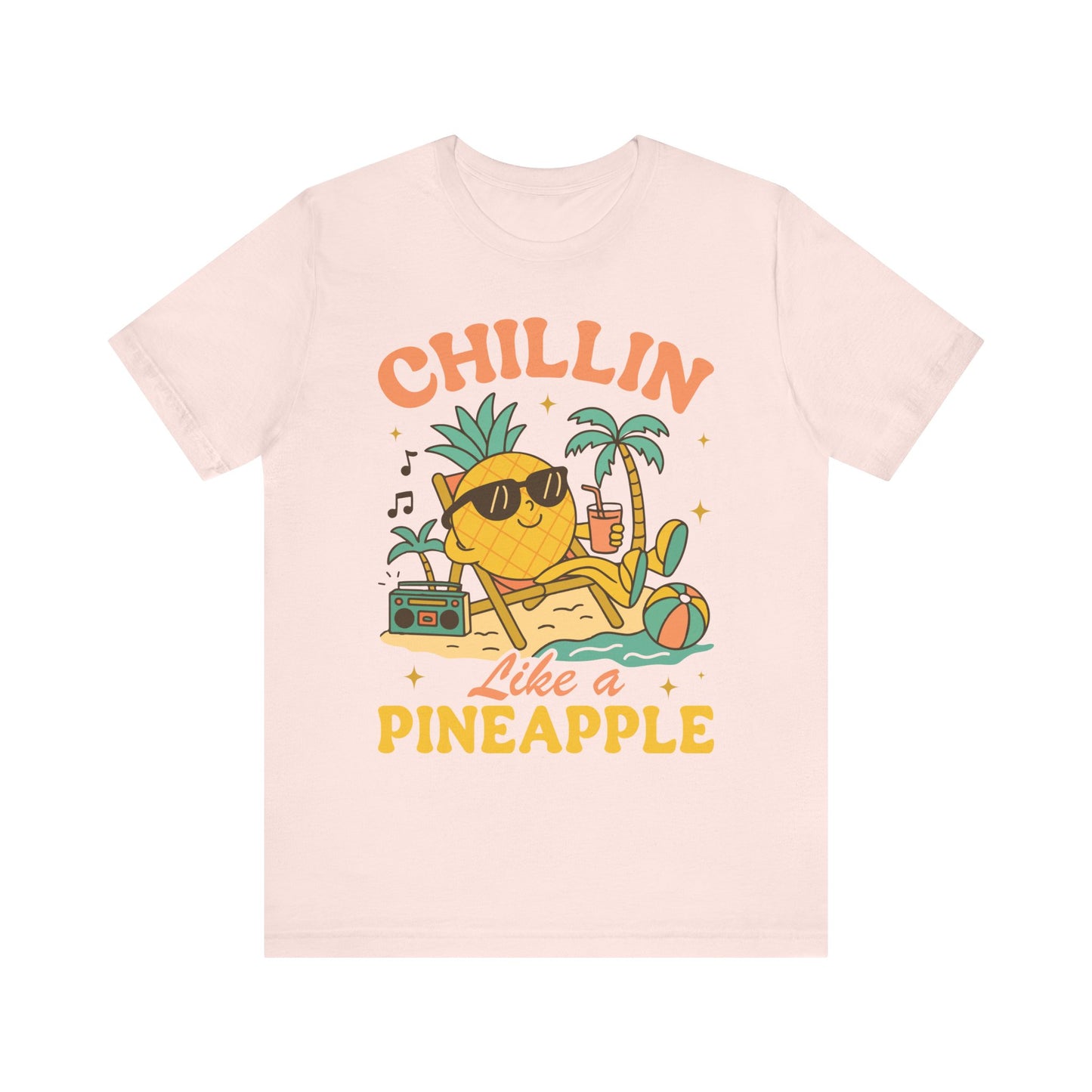 Chilling Like a Pineapple–Unisex Jersey Short Sleeve Tee–EXPRESS DELIVERY*