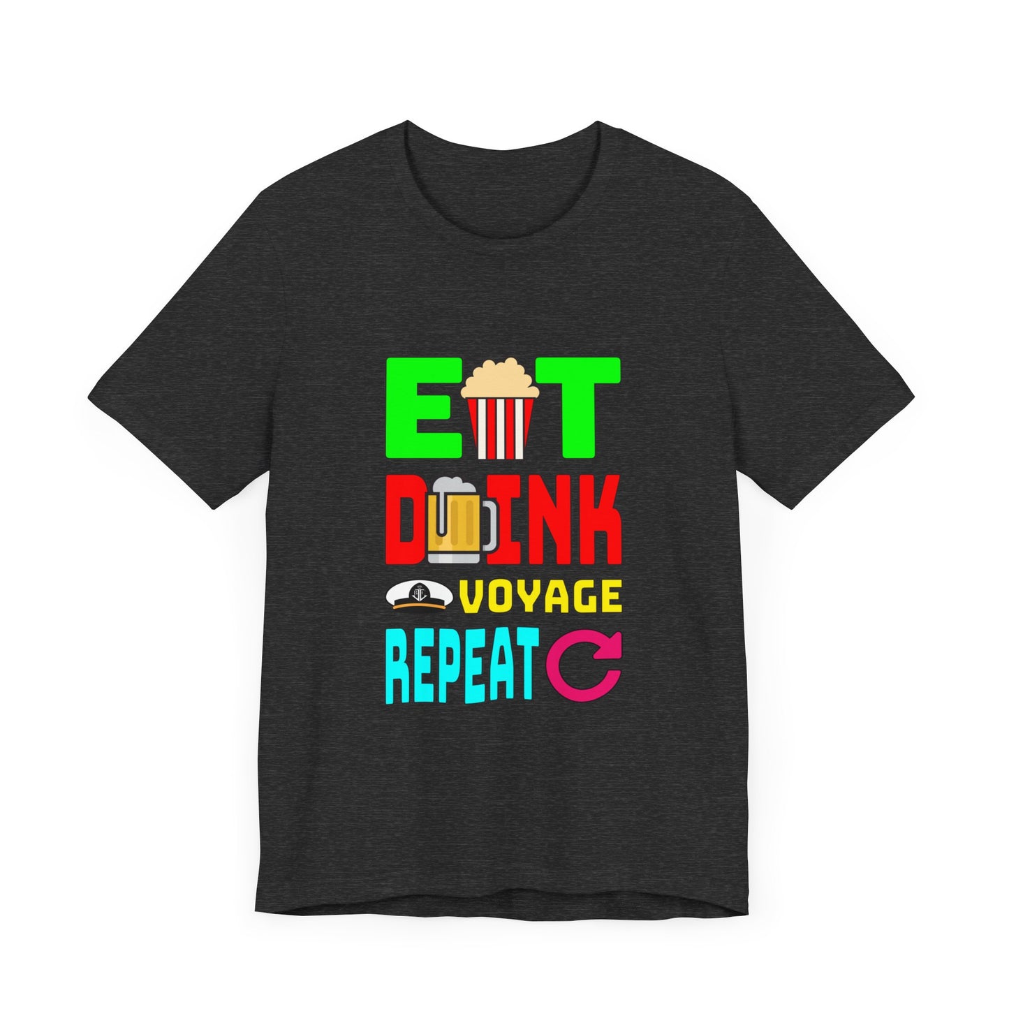 Eat Drink Voyage Repeat, Beer–Unisex Jersey Short Sleeve Tee–EXPRESS DELIVERY*