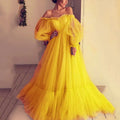 Women's One Shoulder Lace Evening Dress for Formal Events
