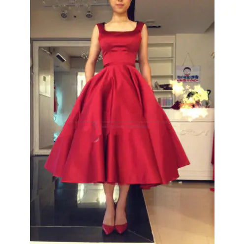 Sleeveless Dress for Bridesmaids and Short Formal Gowns