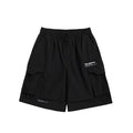 Trendy Multi-Pocket Woven Letter Print Men's Shorts
