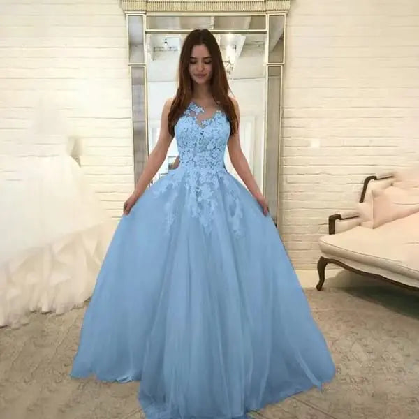 Sexy Lace Evening Dress for Formal Occasions