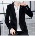 Men's Fleece-Lined Imitation Cashmere Suit Jacket