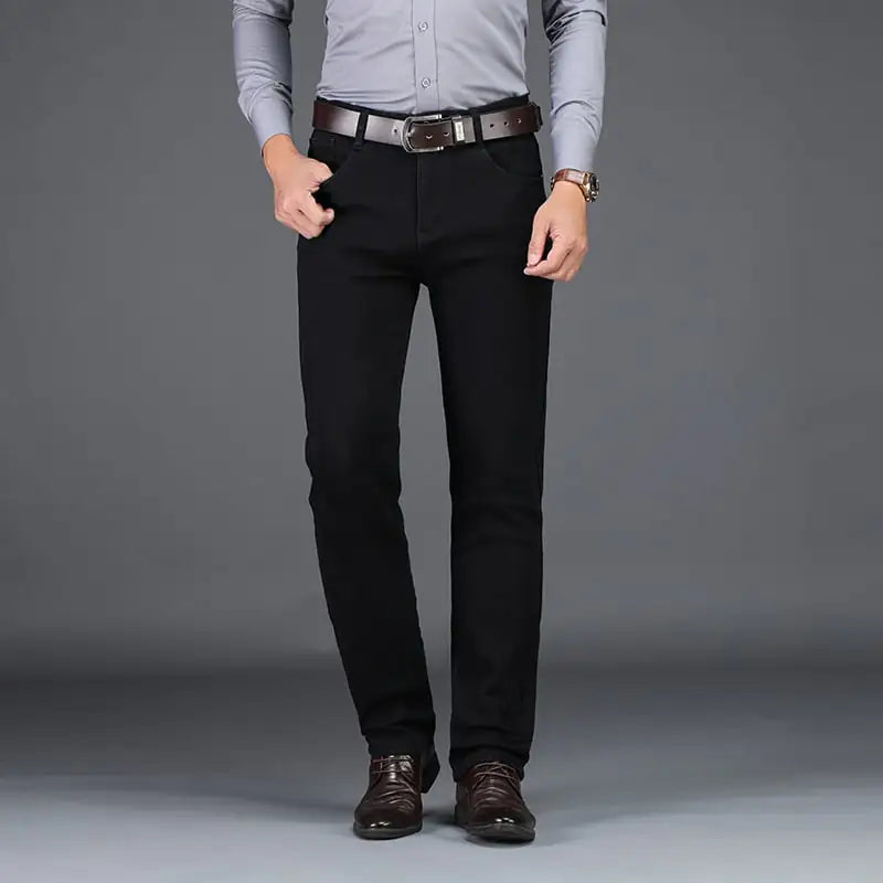 Men's Casual Stretch Long Straight Pants