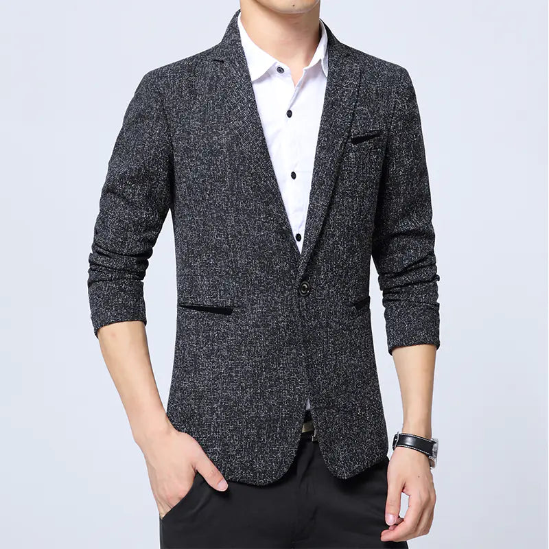 Slim Fit Casual Business Men's Suit Coat