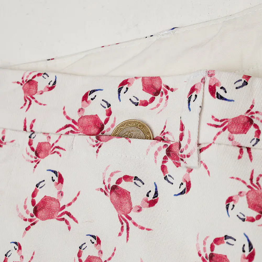 AnemosS Crab Patterned Men's Shorts S