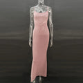 Light Diamond Mermaid Gown with Sexy Suspenders
