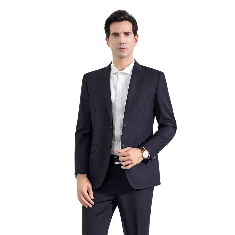 High-End Men's Suit with Bow Tie for Weddings and Events