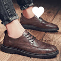 Elegant Lace-Up British Men's Shoes (One Pair)
