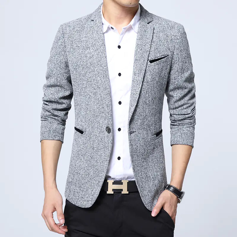 Slim Fit Casual Business Men's Suit Coat