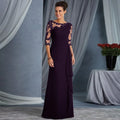 Lace Sheer Dress, Elegant Lace Gown