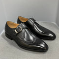 Summer Business Leather Carved Cowhide Men's Shoes