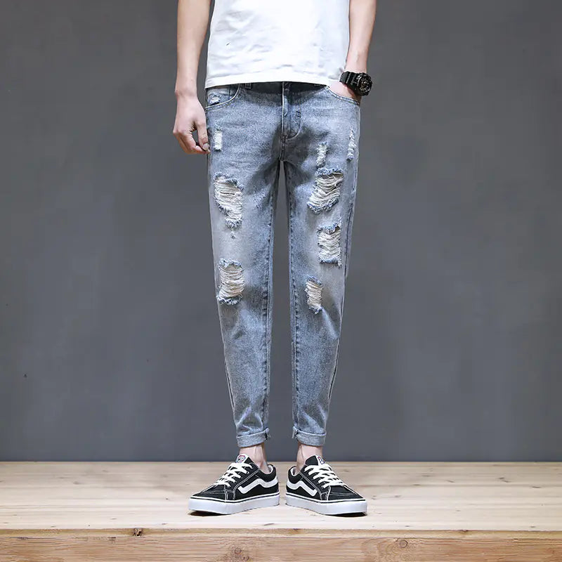 Men's Casual Ripped Pants