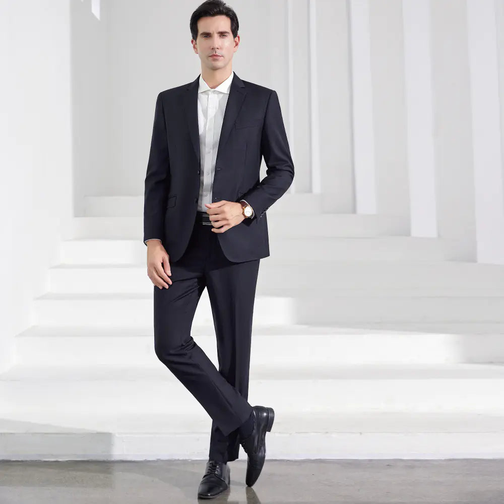 High-End Men's Suit with Bow Tie for Weddings and Events